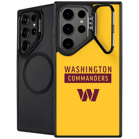 NFL Washington Commanders Yellow Galaxy S25 Ultra Kickstand Case